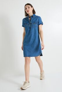 Robe en denim femme