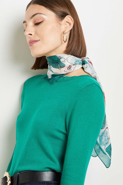 Foulard en soie femme