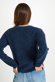 Gilet boutonné col V femme