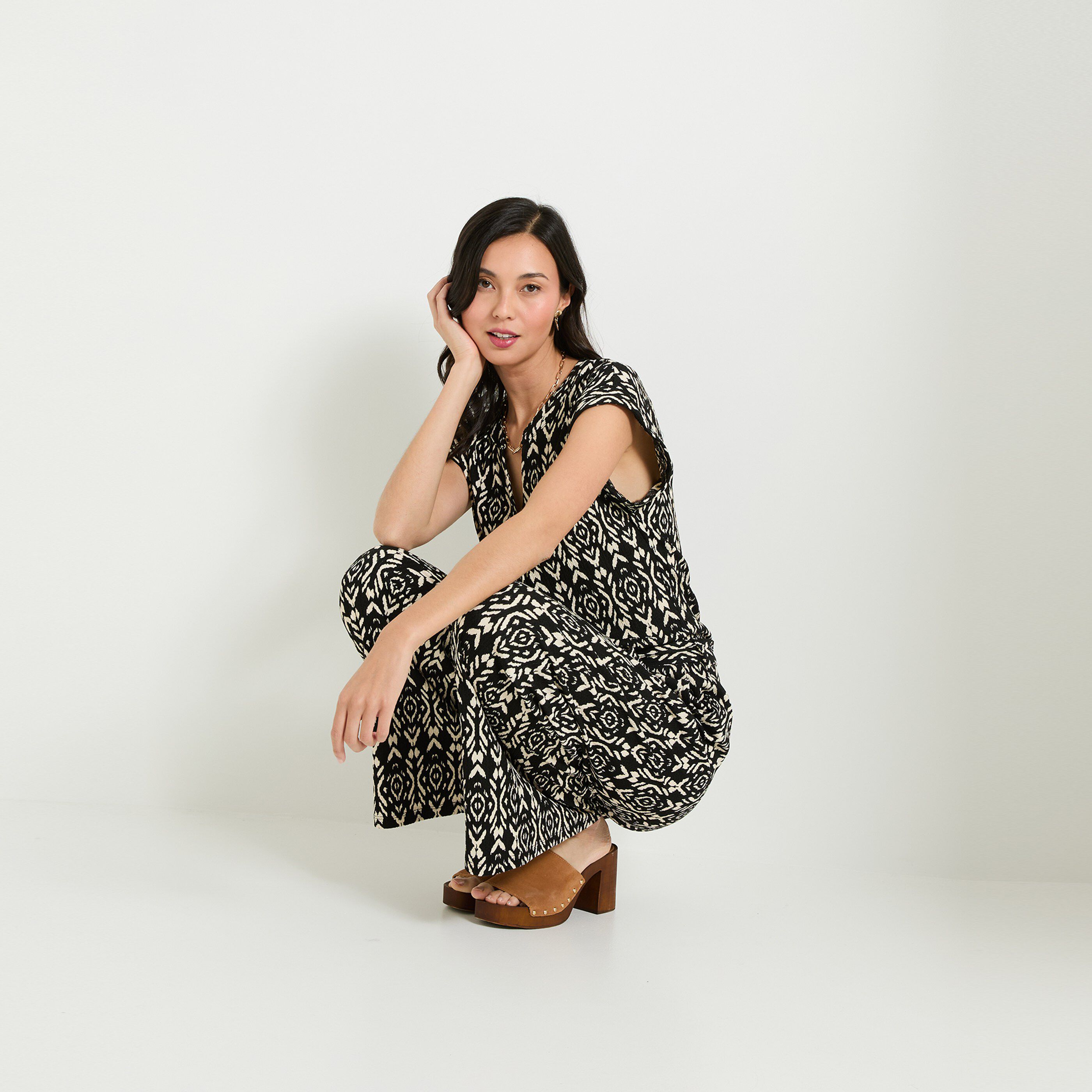 Combinaison imprim&eacute;e femme