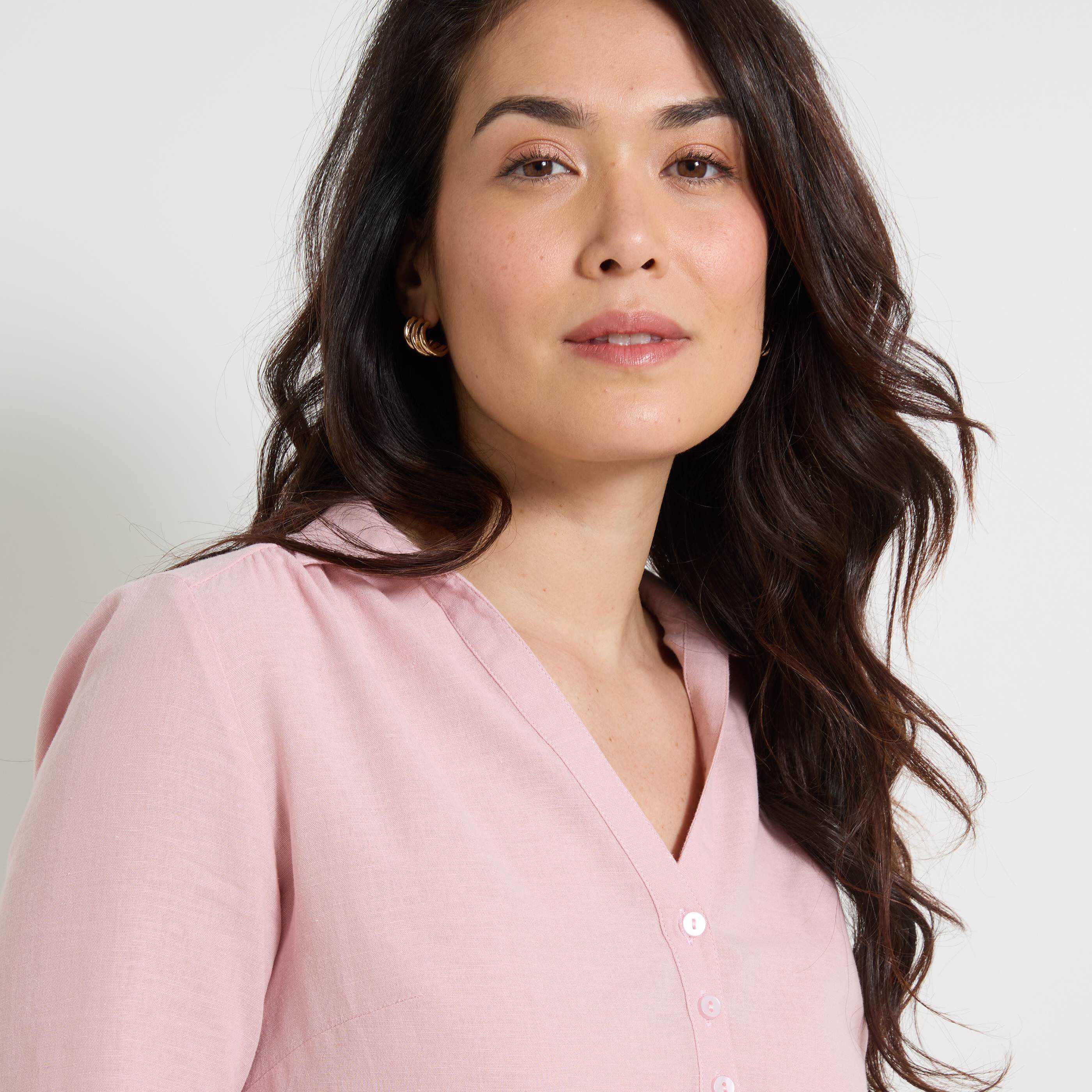 Blouse col chemise femme