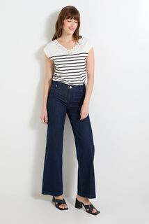 T-shirt col V femme