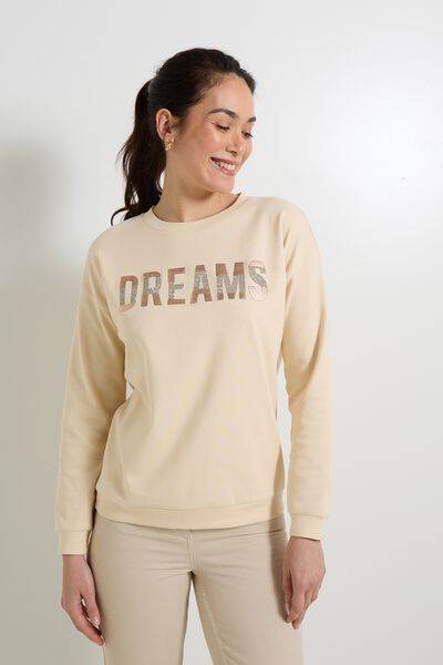 Sweat col rond femme