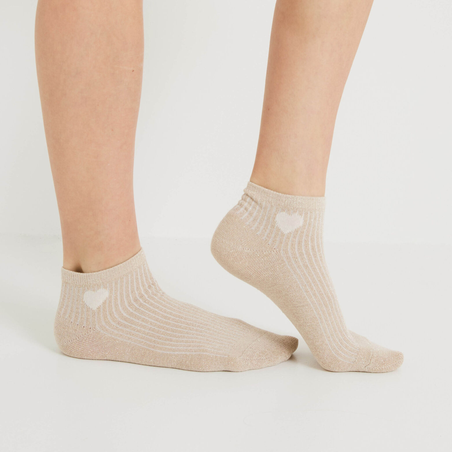 Lot de 2 paires de socquettes femme