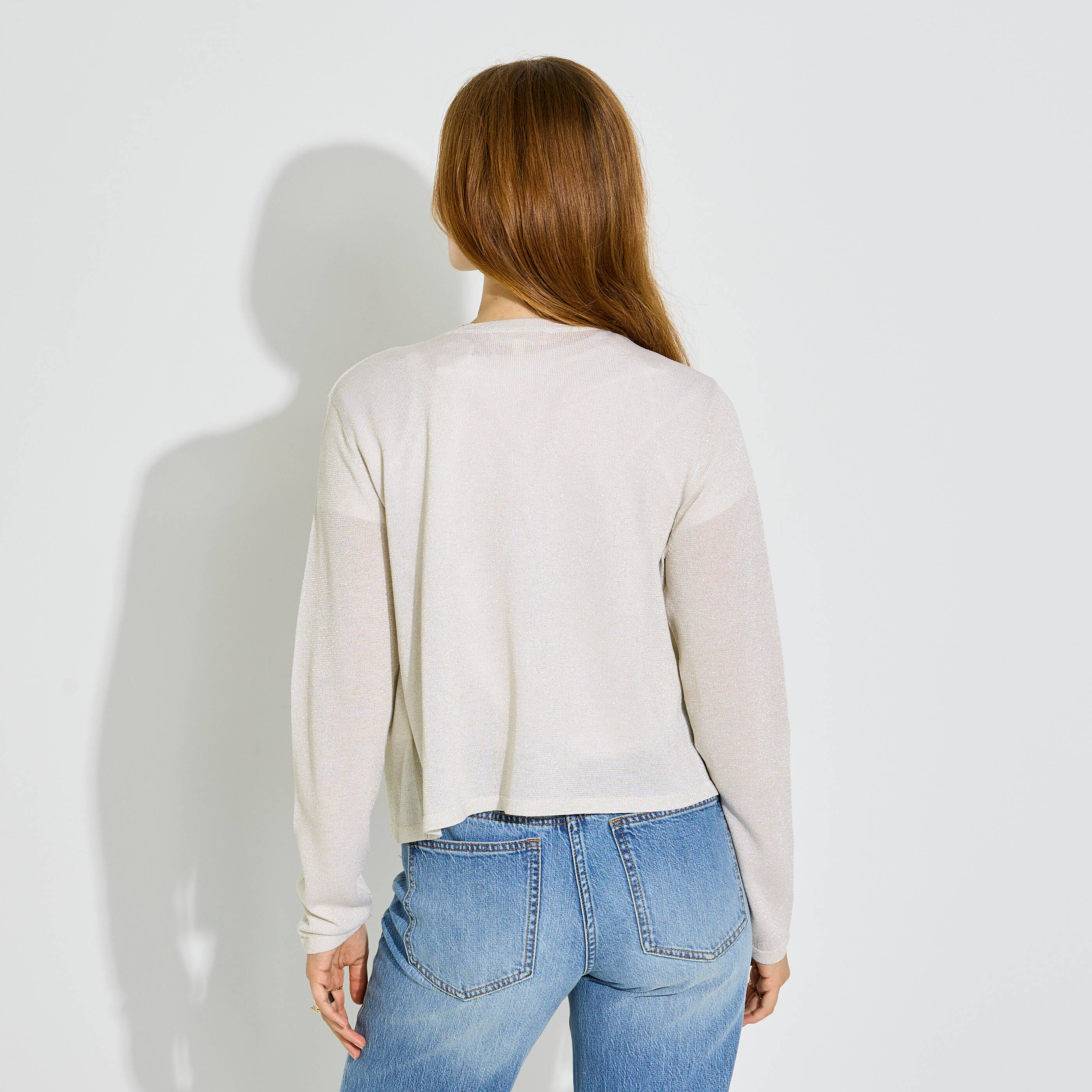 Gilet manches longues femme