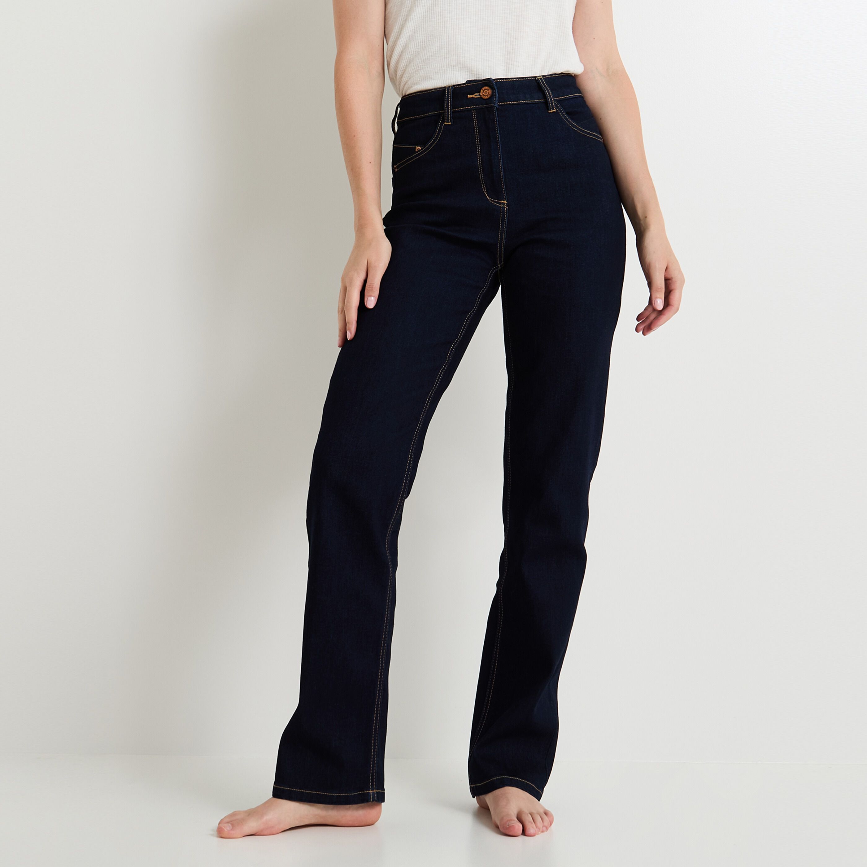 Jean droit LIMA raccourci femme