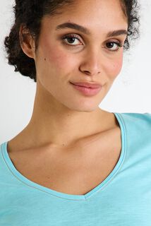 T-shirt col V femme