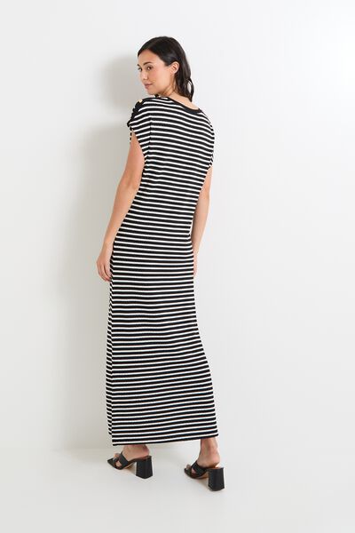 Robe col rond femme
