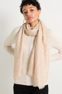 Étole imprimé fleuri femme
