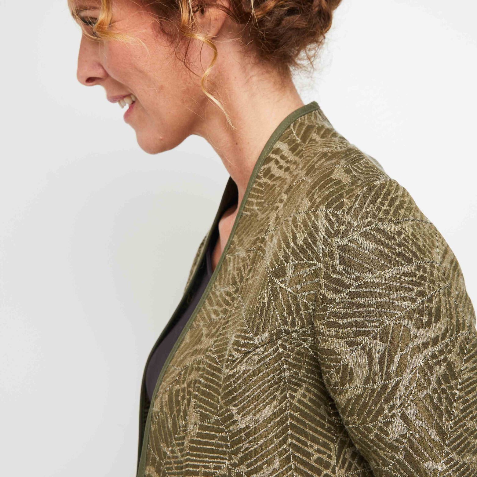Veste jacquard femme