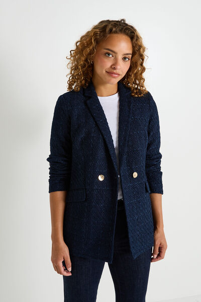 Blazer en tweed femme