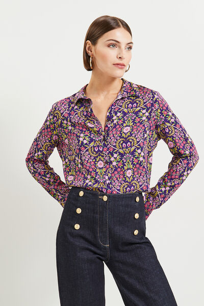 Chemise imprimée femme