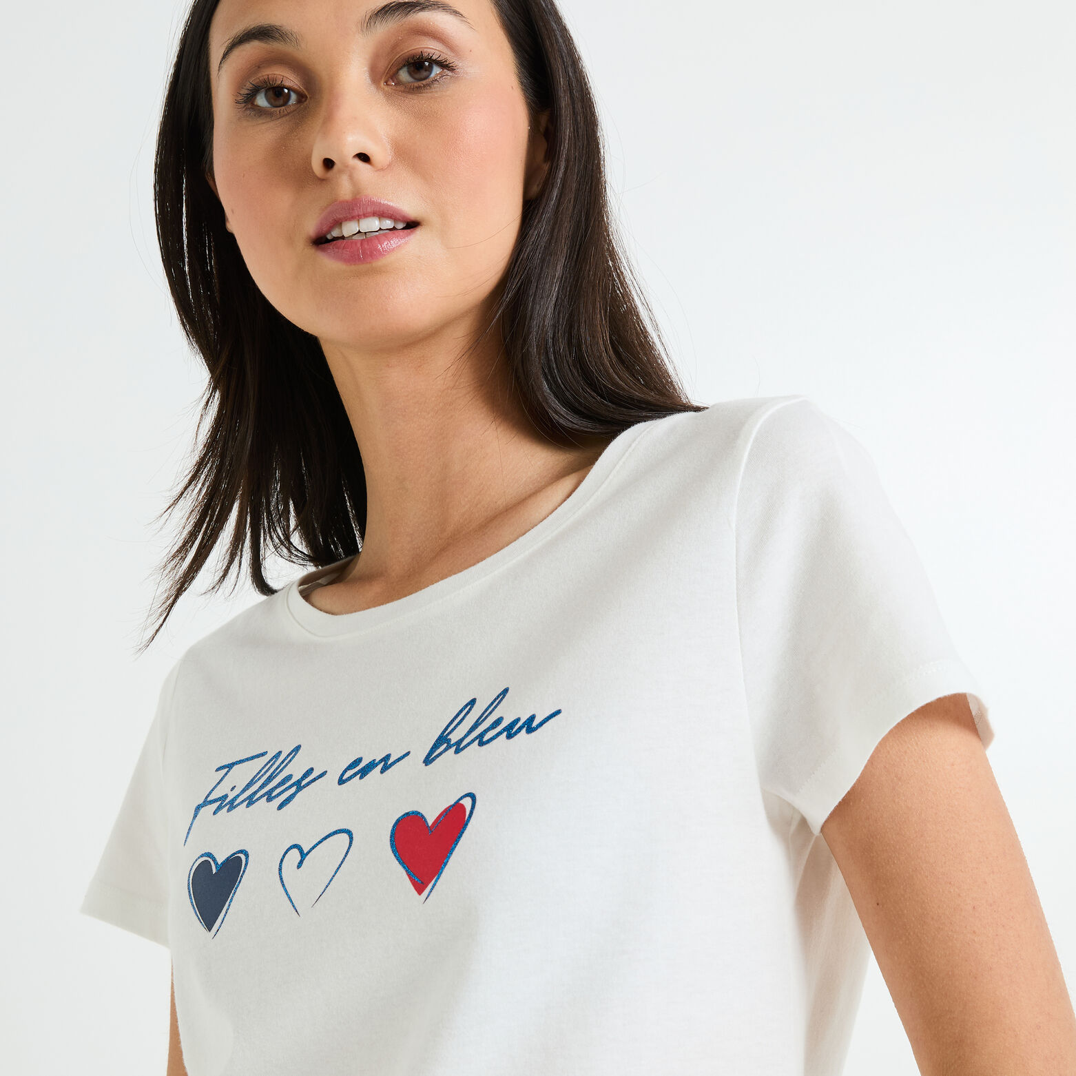 Tshirt print femme
