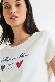 Tshirt print femme