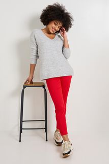 Pantalon cigarette femme