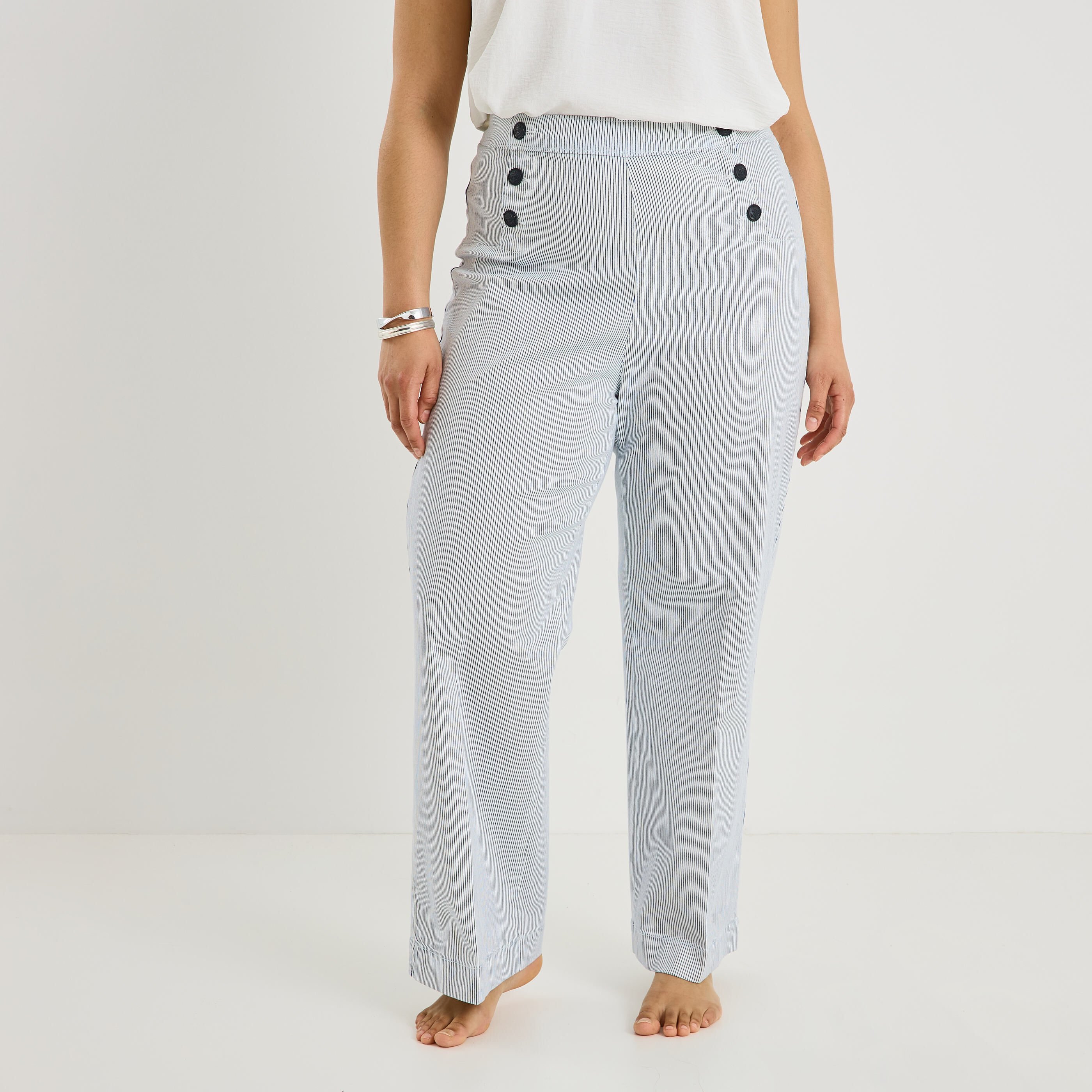 Jean flare &agrave; pont MALO F02 femme