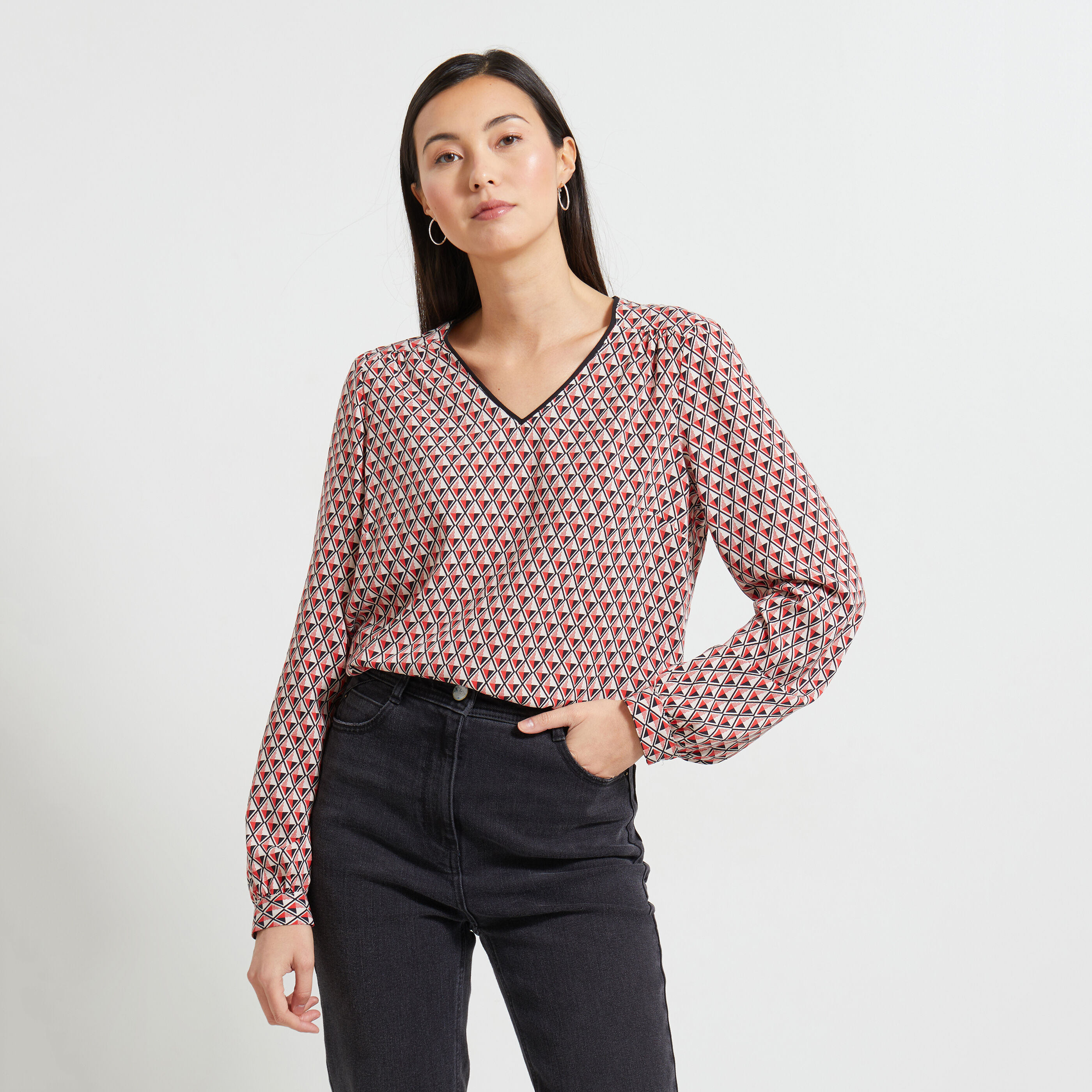 Blouse imprimée femme sales