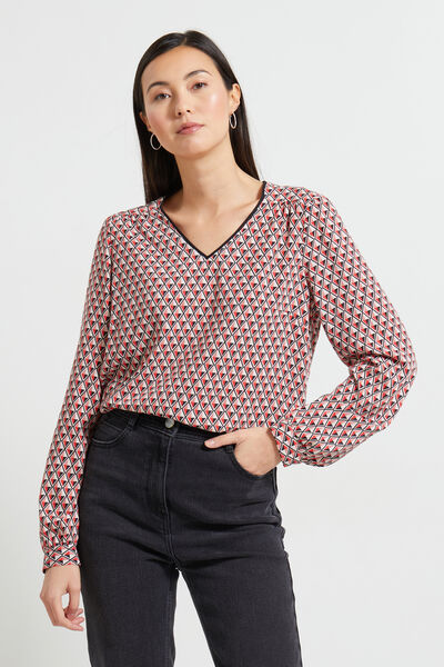Blouse imprimée femme