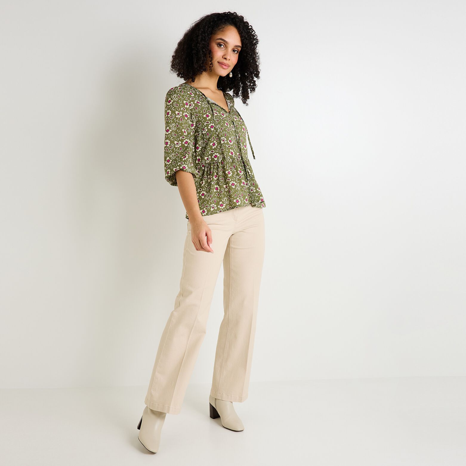 Blouse imprimée femme