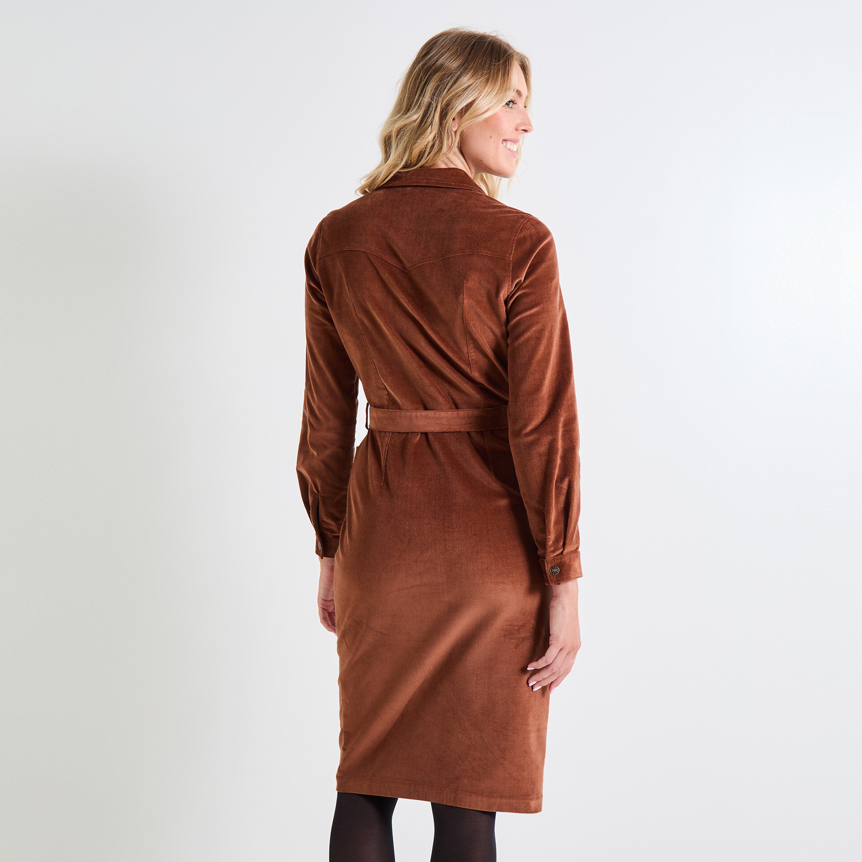 Robe en velours femme