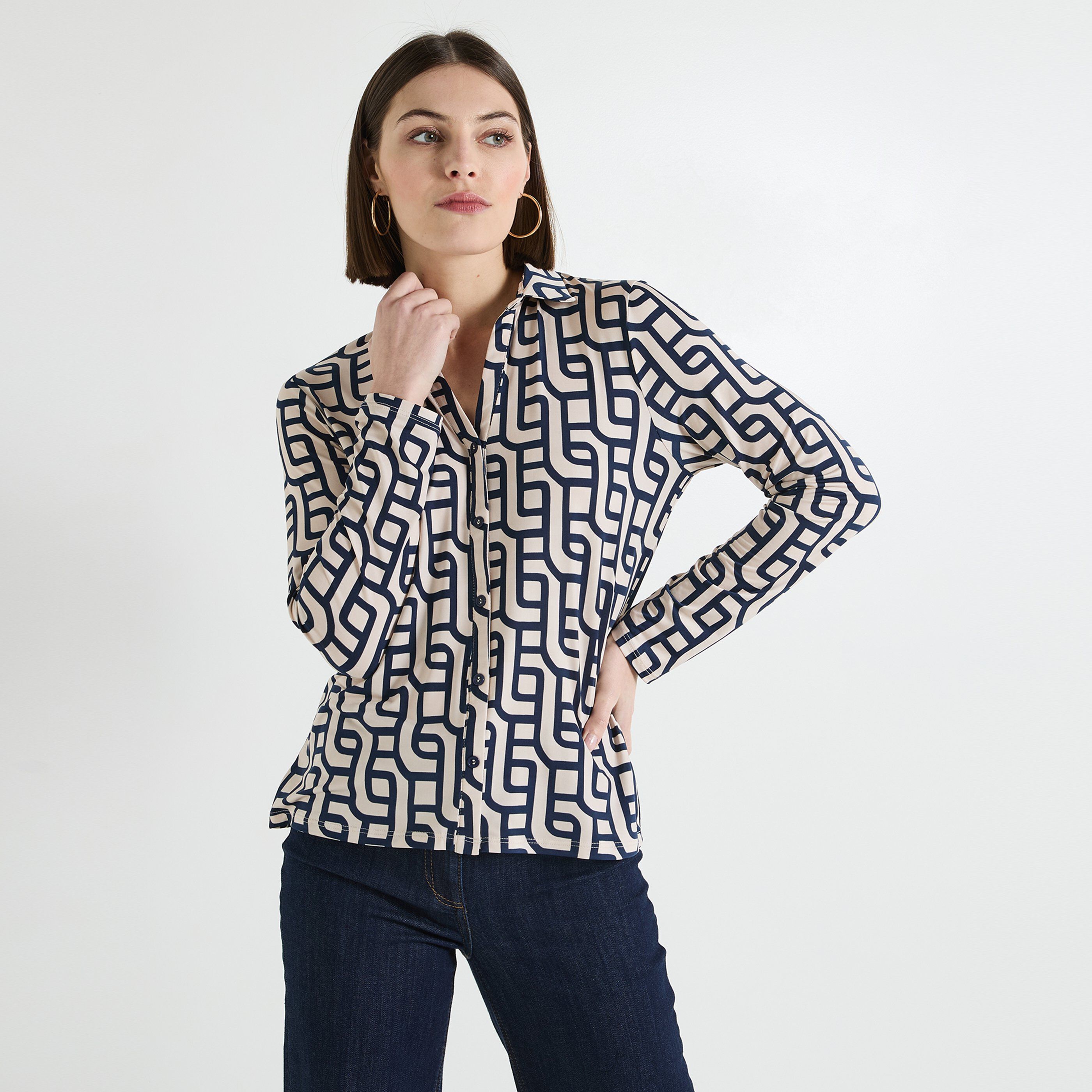 Chemise en maille femme