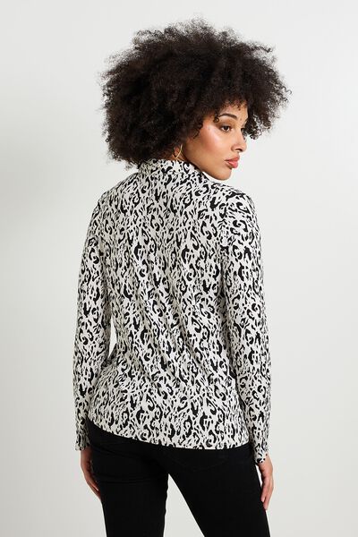Chemise imprimé léopard femme