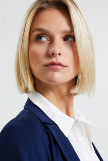 Veste tailleur en maille femme