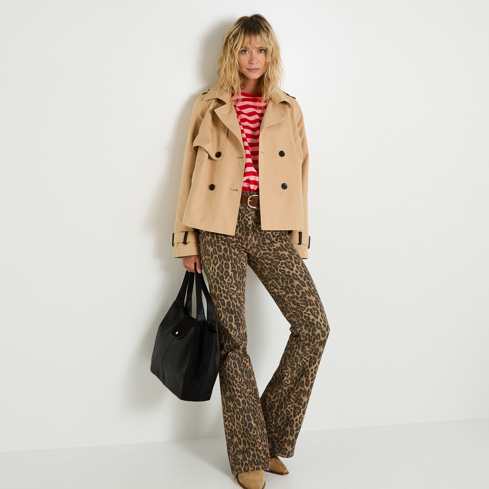 Trench court femme