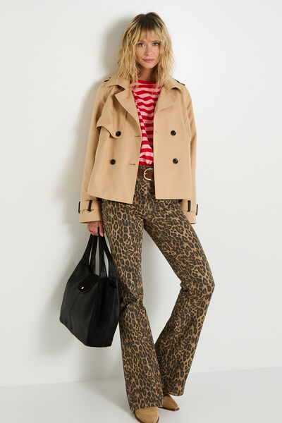 Trench court femme