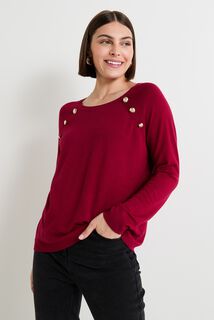 Pull col rond femme