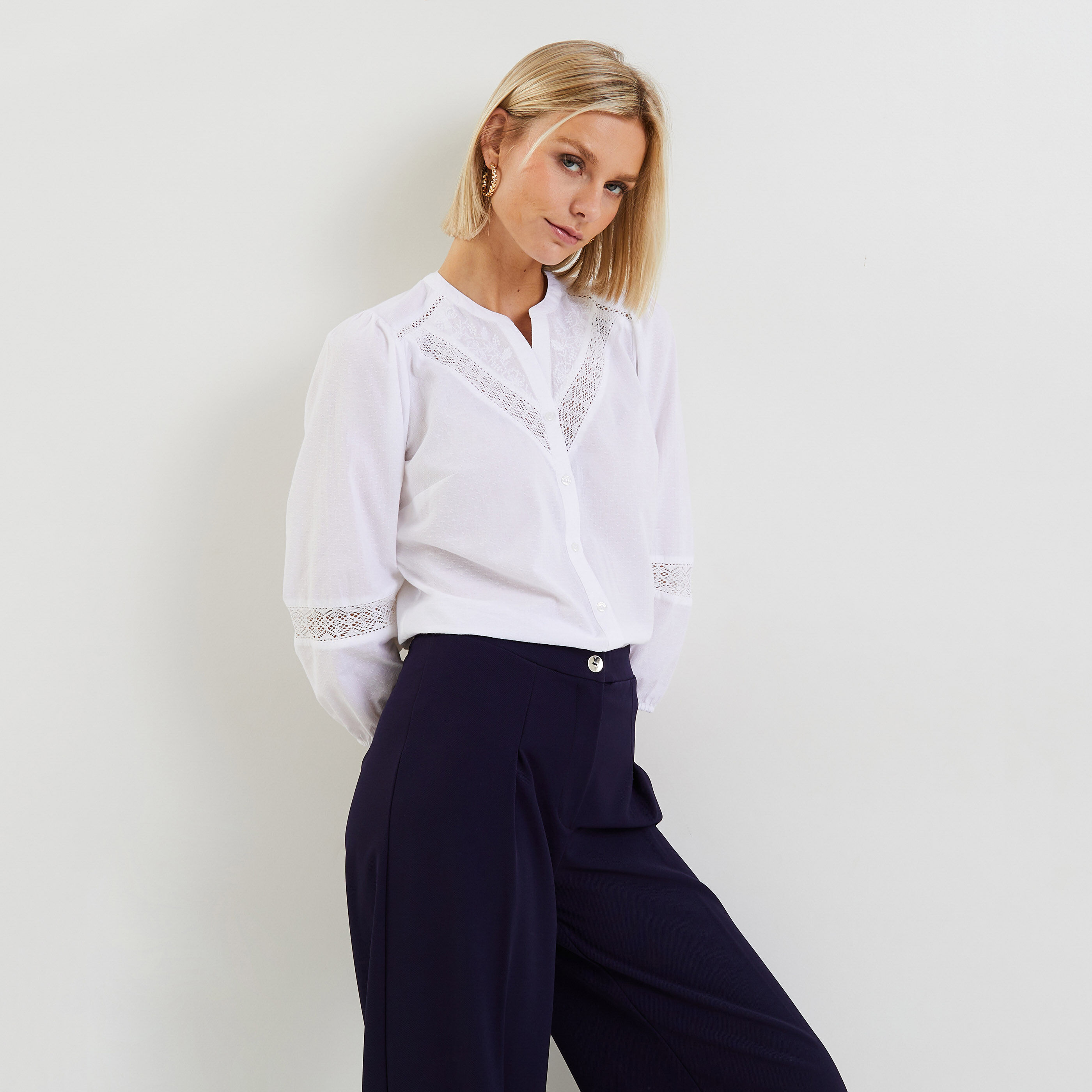 Chemise brod e femme Graindemalice