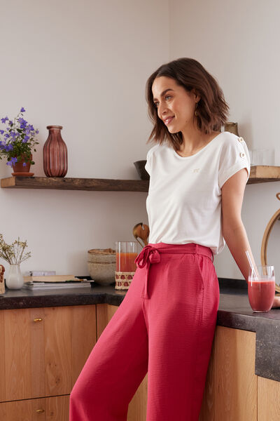 Pantalon large femme