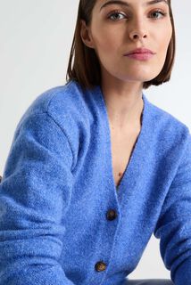 Gilet col V femme