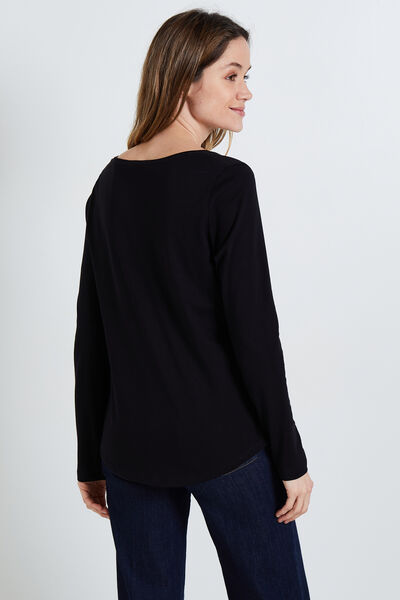Tshirt col V femme