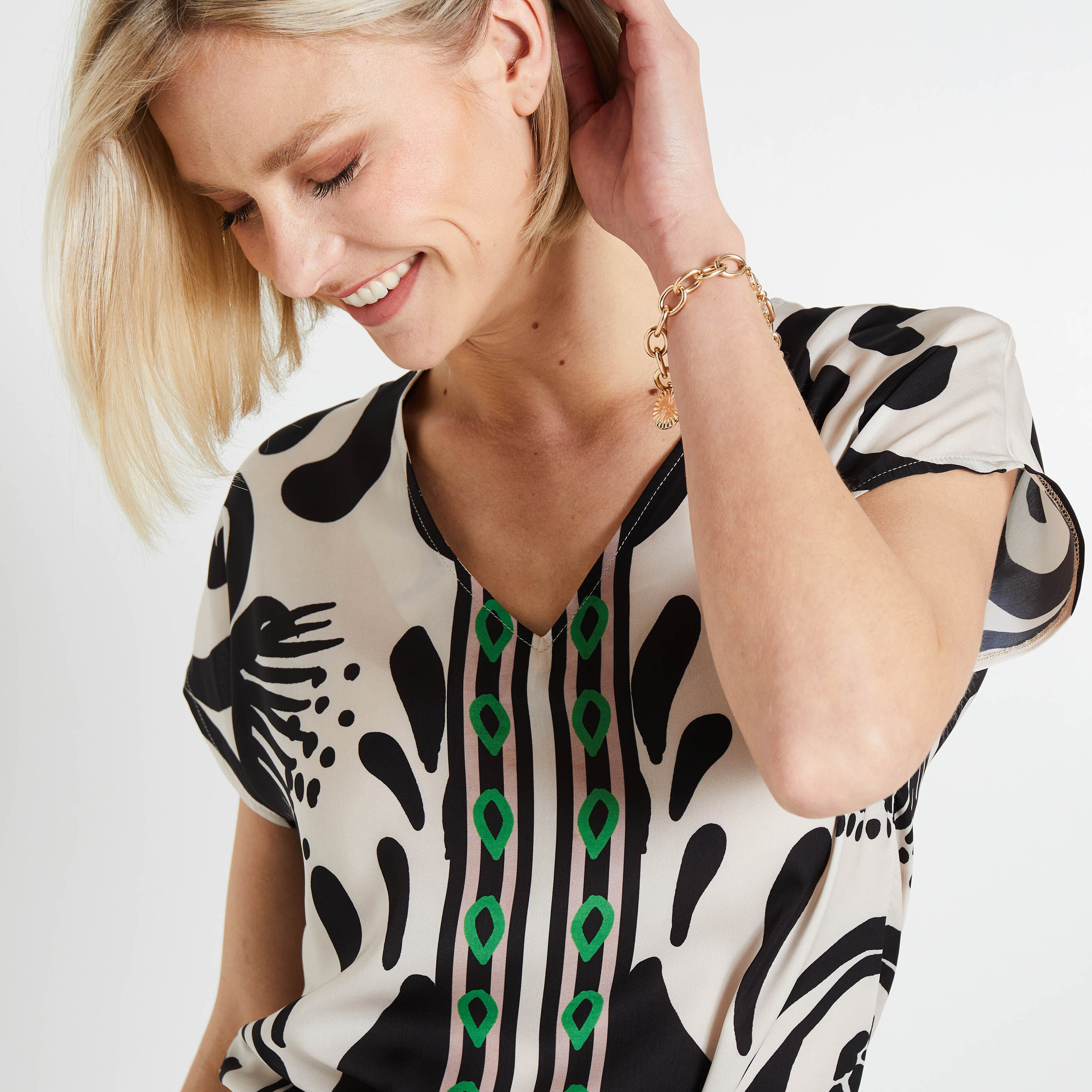 Robe imprim&eacute;e femme