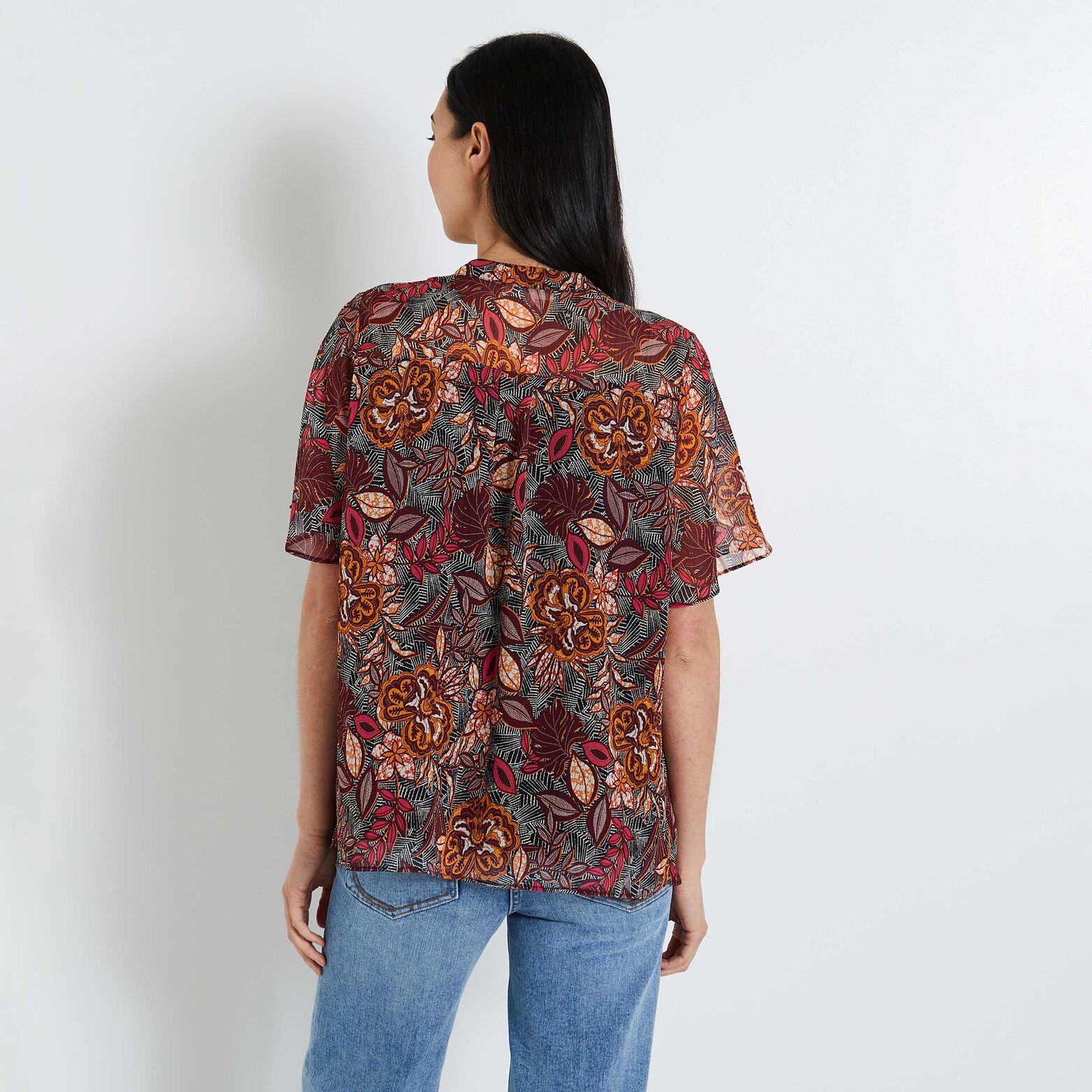 Blouse imprimée femme