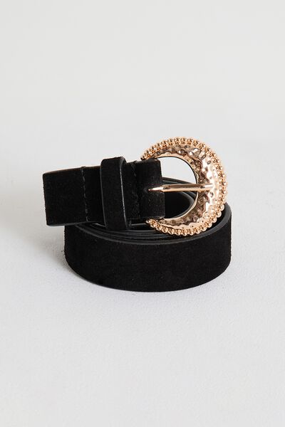 Ceinture croûte de cuir femme