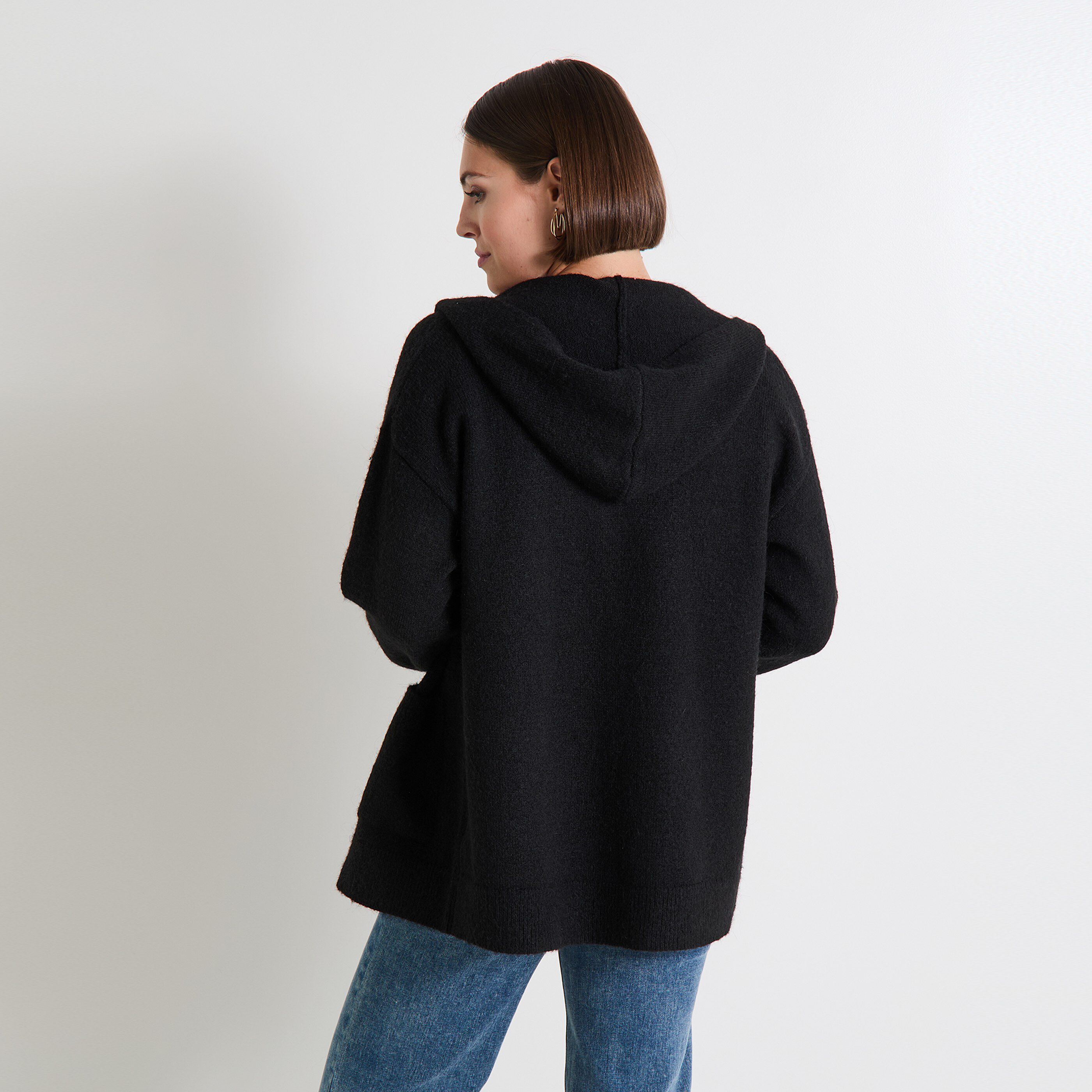 Gilet &agrave; capuche femme