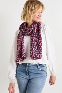 Étole imprimé fleurs femme