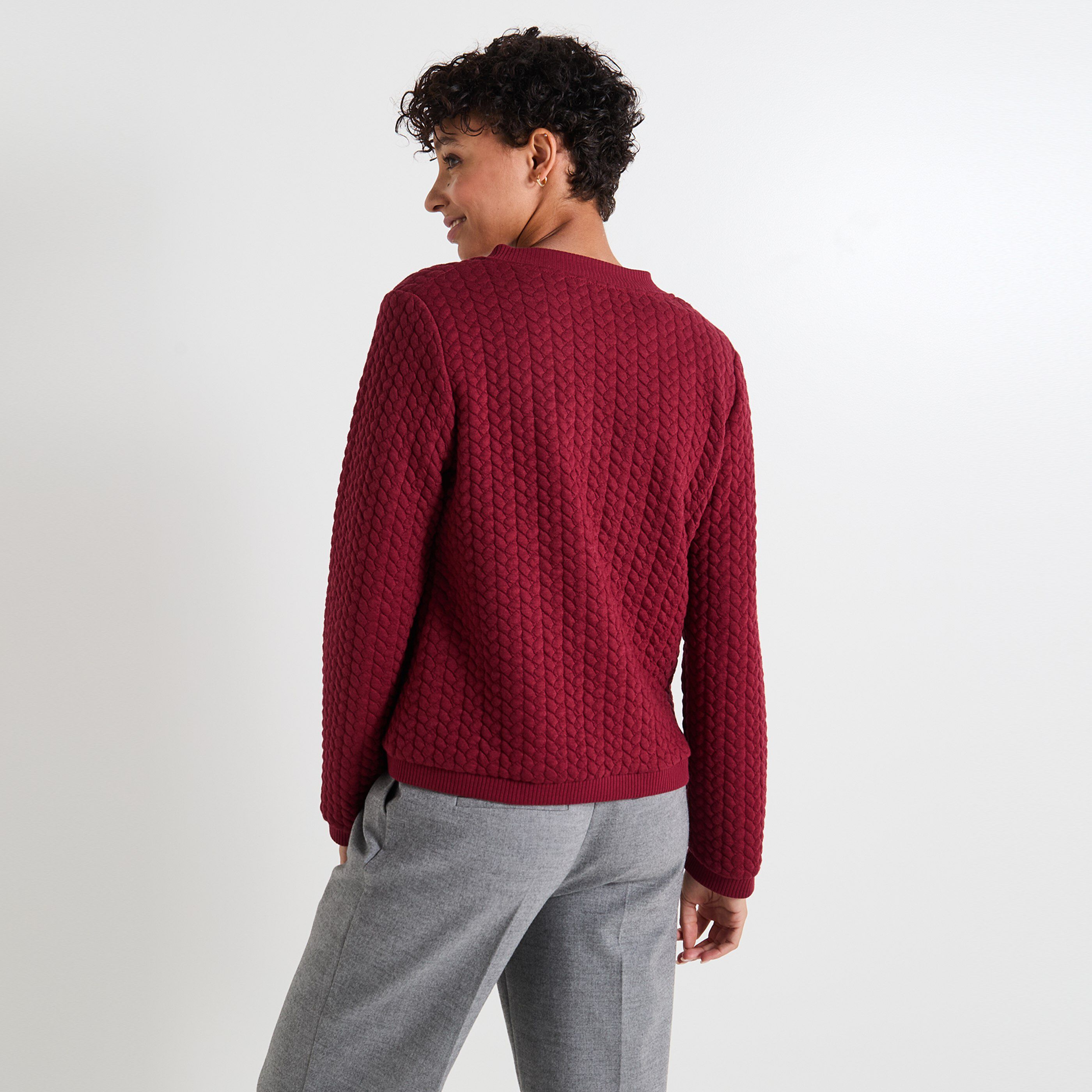 Bombers maille femme