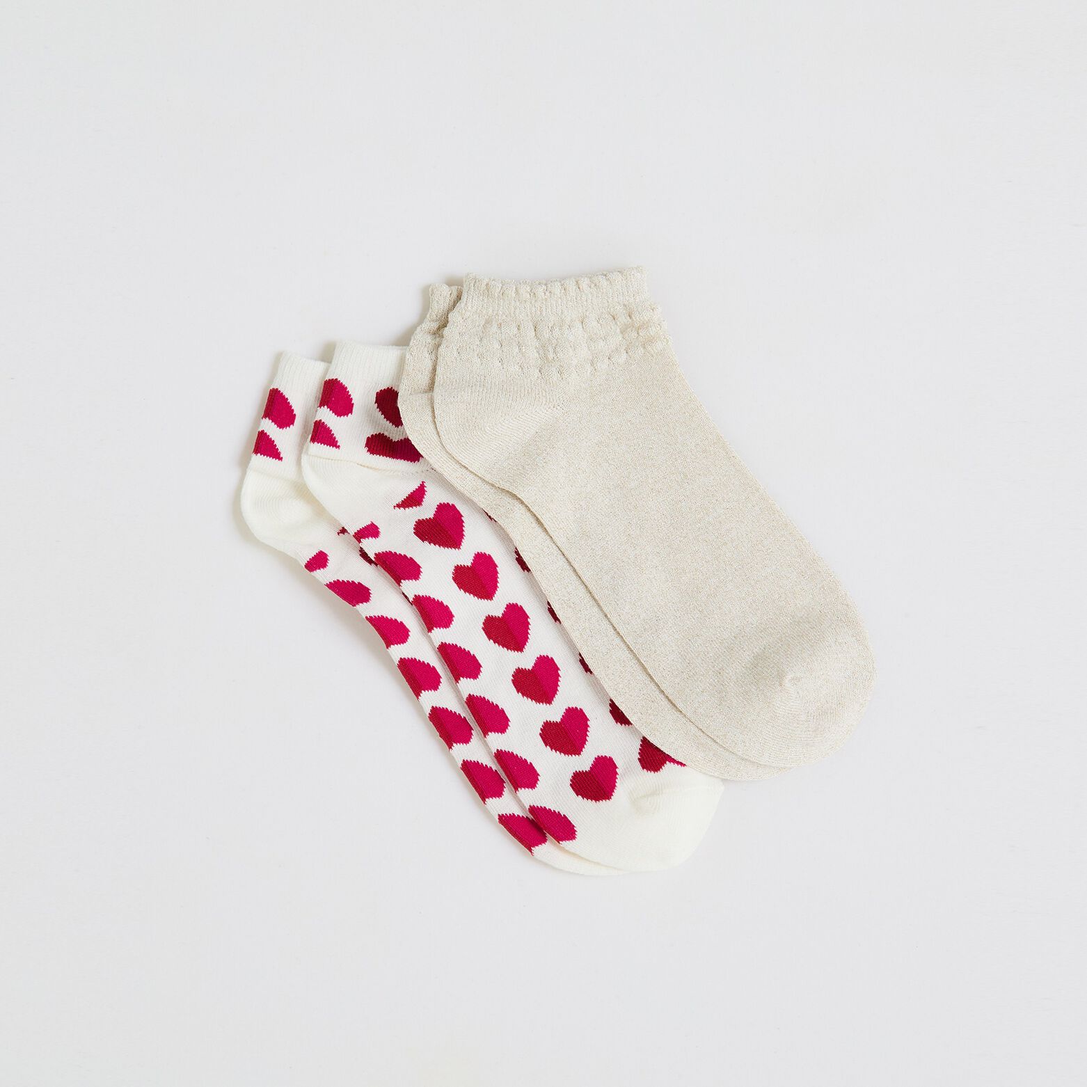 Lot de 2 paires de chaussettes femme