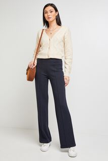 Pantalon en maille large femme