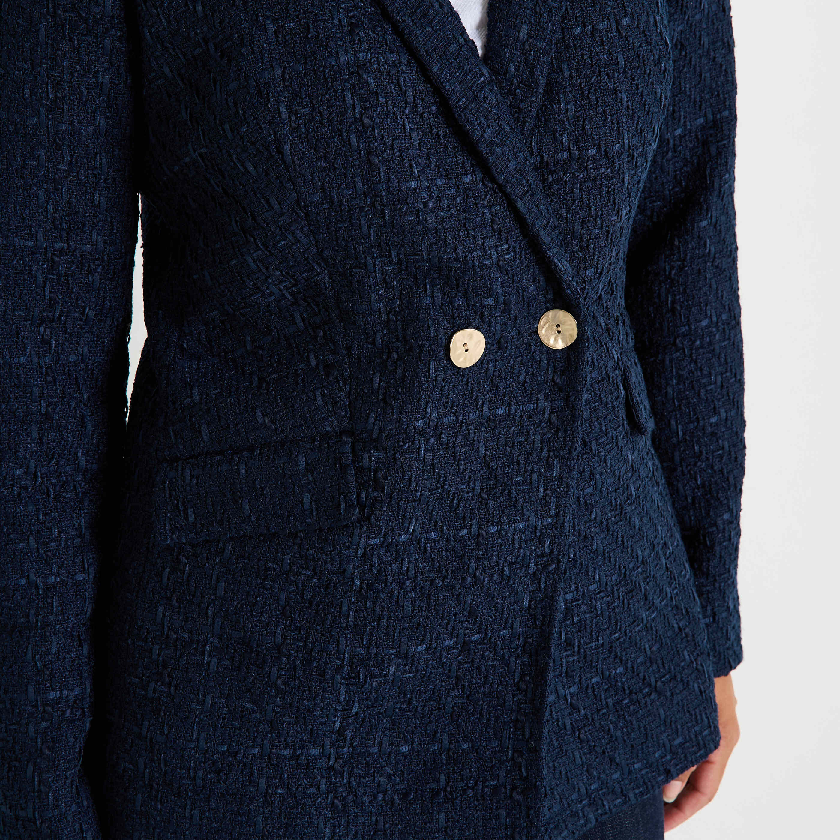 Blazer en tweed femme