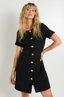 Robe manches courtes femme