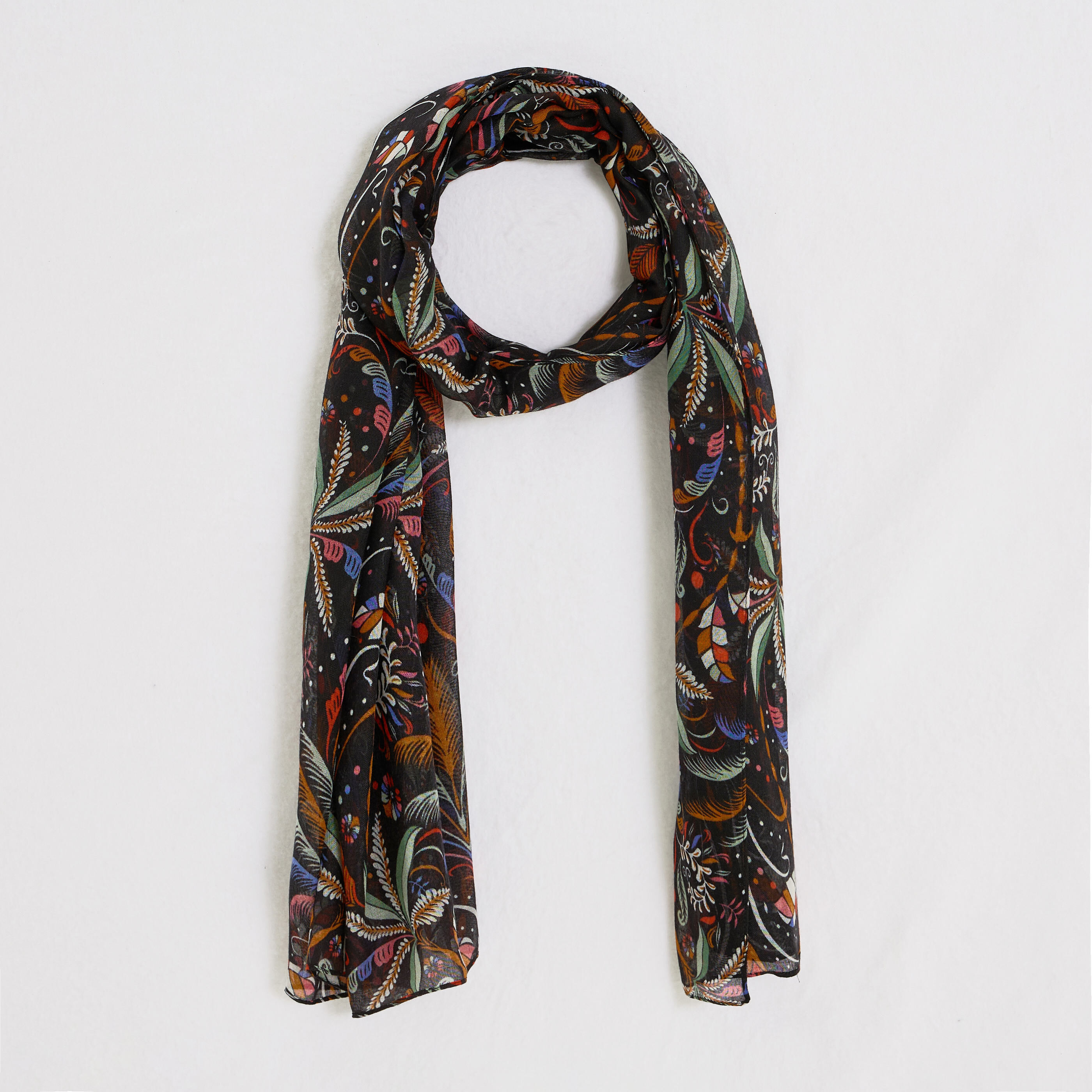 Etole longue imprim&eacute;e femme