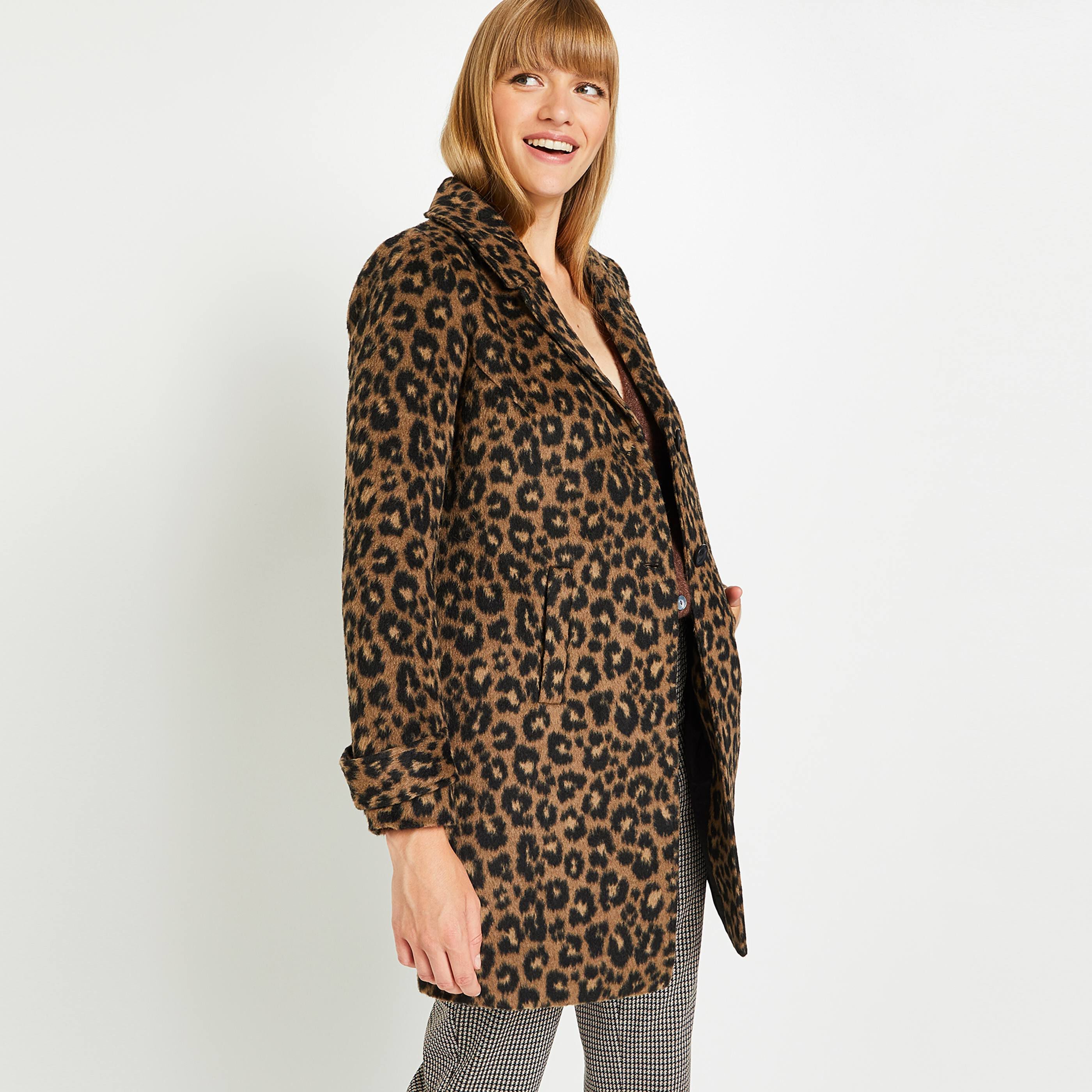 Manteau léopard best sale