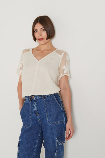 Blouse manches courtes femme