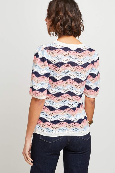 Pull ajouré femme