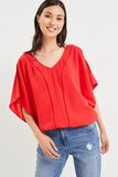 Blouse épaules ouvertes femme