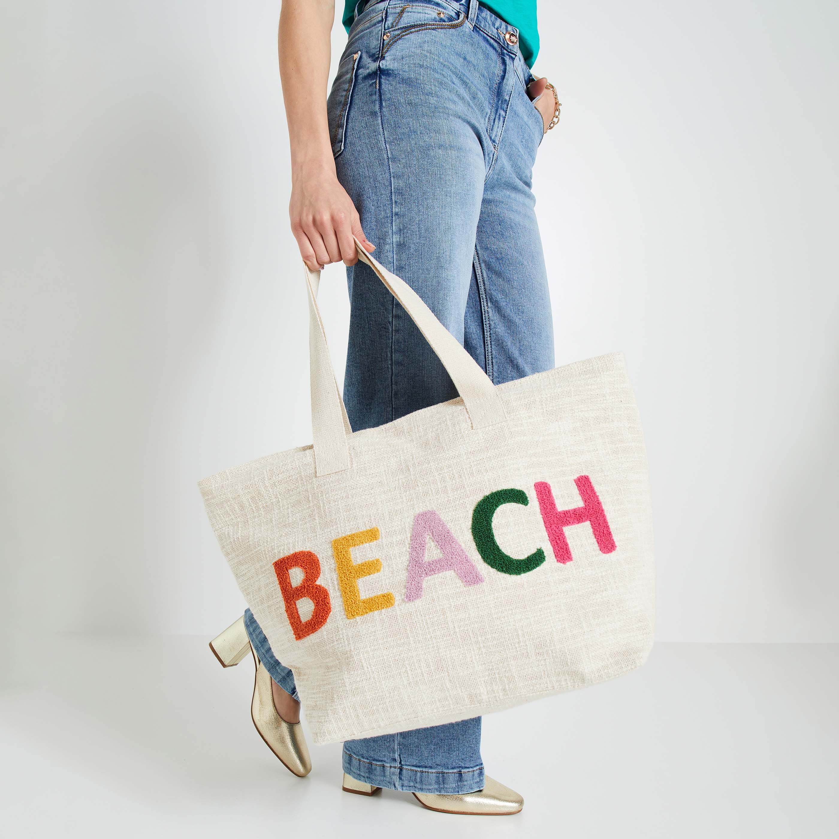 Sac cabas en toile femme cheap